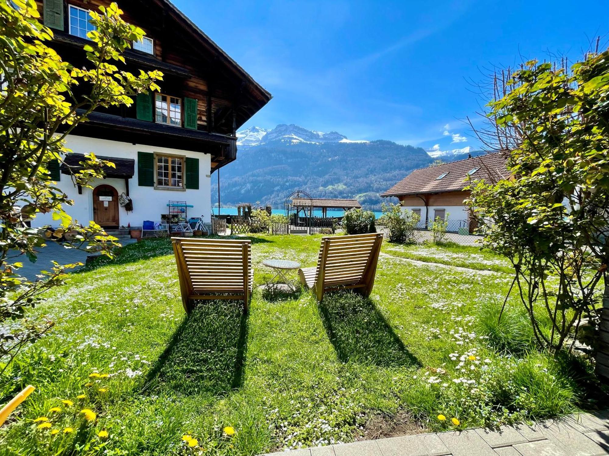 Romantic Lake & Mountain Apartment Pure Swissness Brienz  Exterior photo